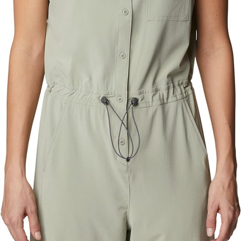 NWT Columbia Women's Anytime Flex Romper Safari Green Plus Size 3X $100 A517 - Picture 4 of 5